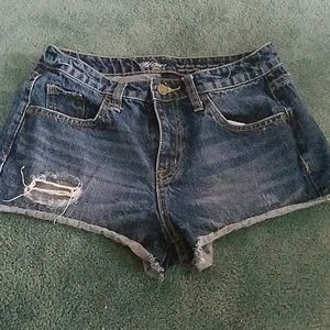 Distressed Mossimo Shorts